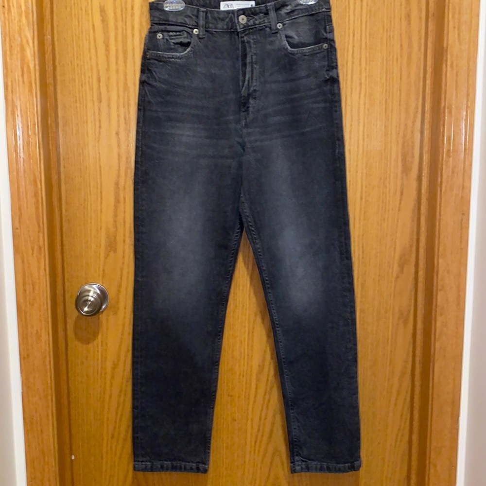 Zara jeans • great condition • washed black color